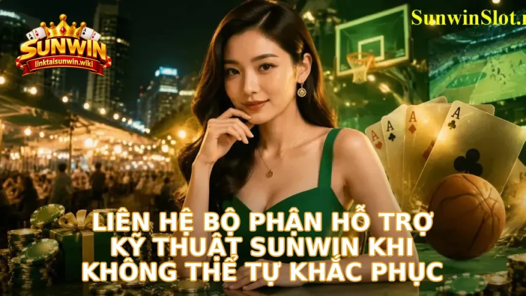 Liên hệ bộ phận hỗ trợ kỹ thuật Sunwin khi không thể tự khắc phục